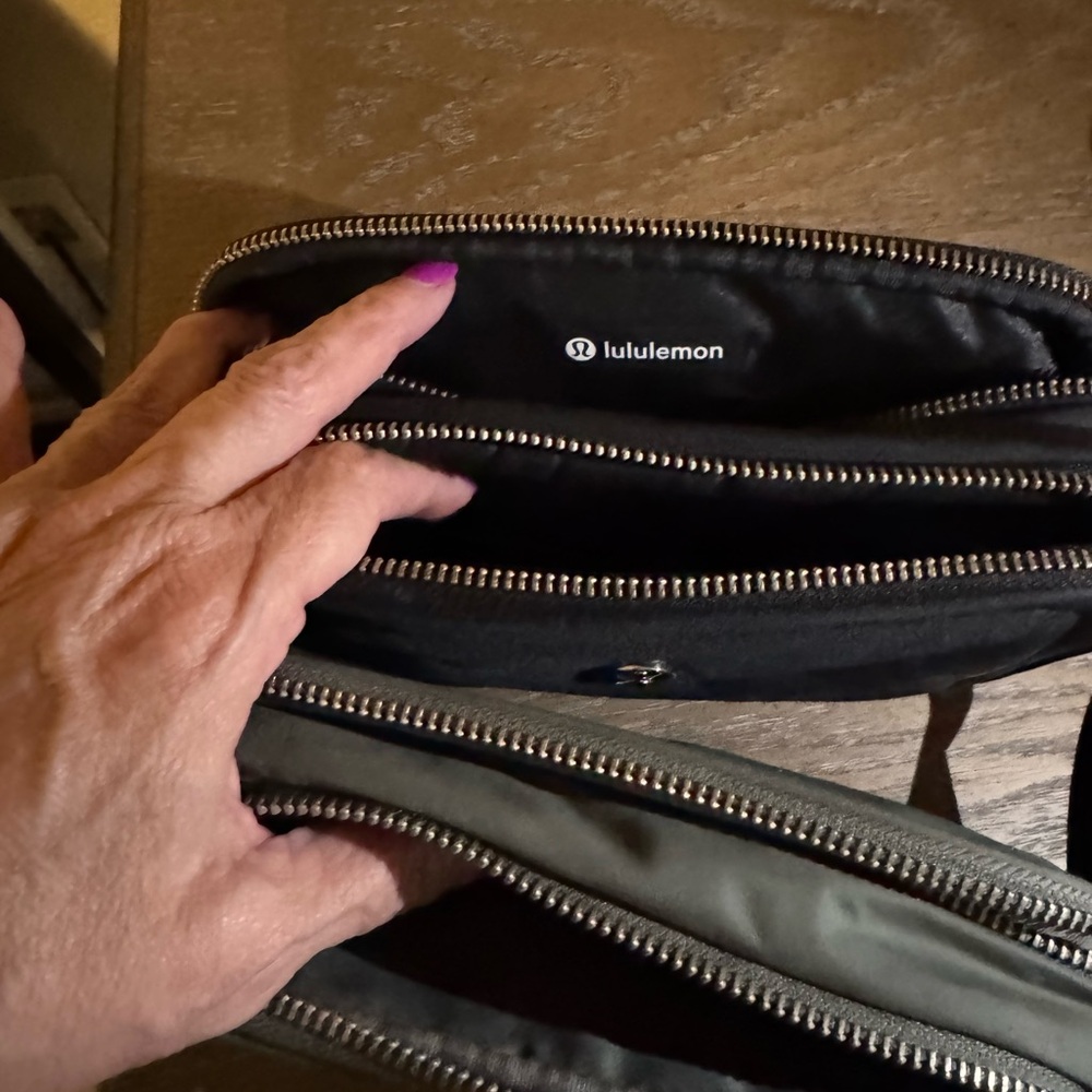 lululemon athletica gray Bag with Signature Style